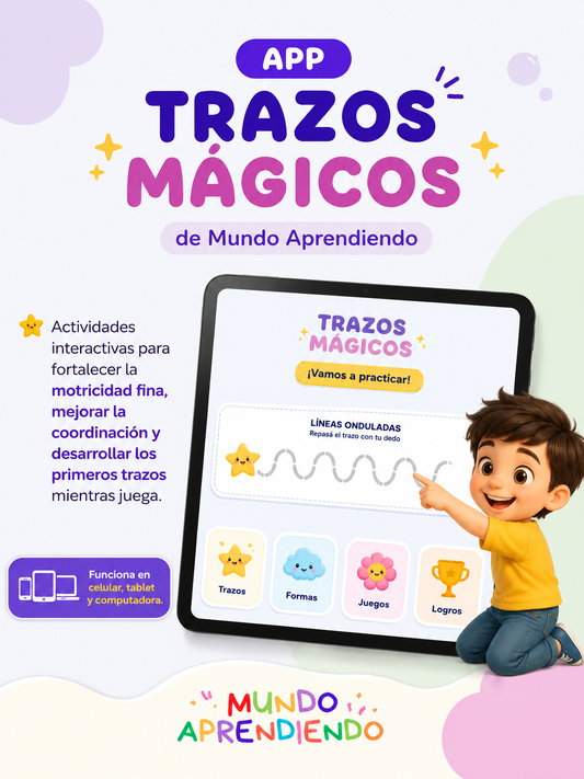App Trazos Mágicos de Mundo Aprendiendo